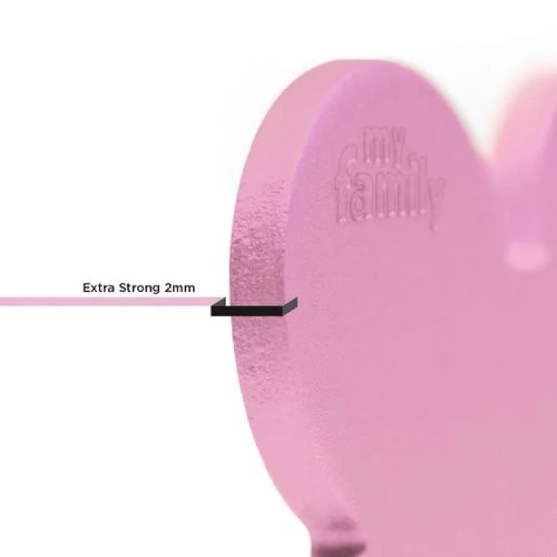 MF BIG BONE ALUMINUM PINK 2,5x3,8cm gravírovateľný prívesok