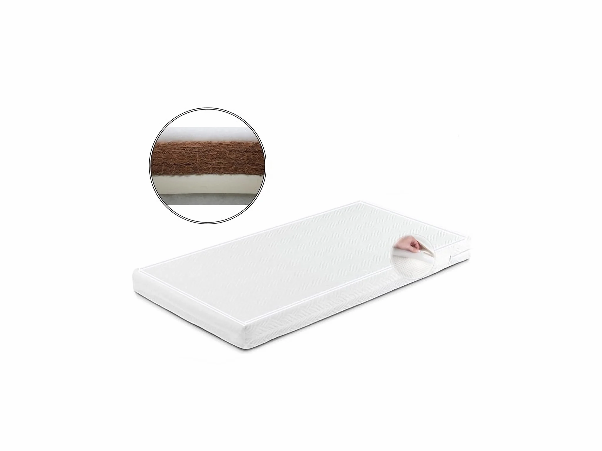 Detský matrac gf Kokos-Latex 10cm 120x60