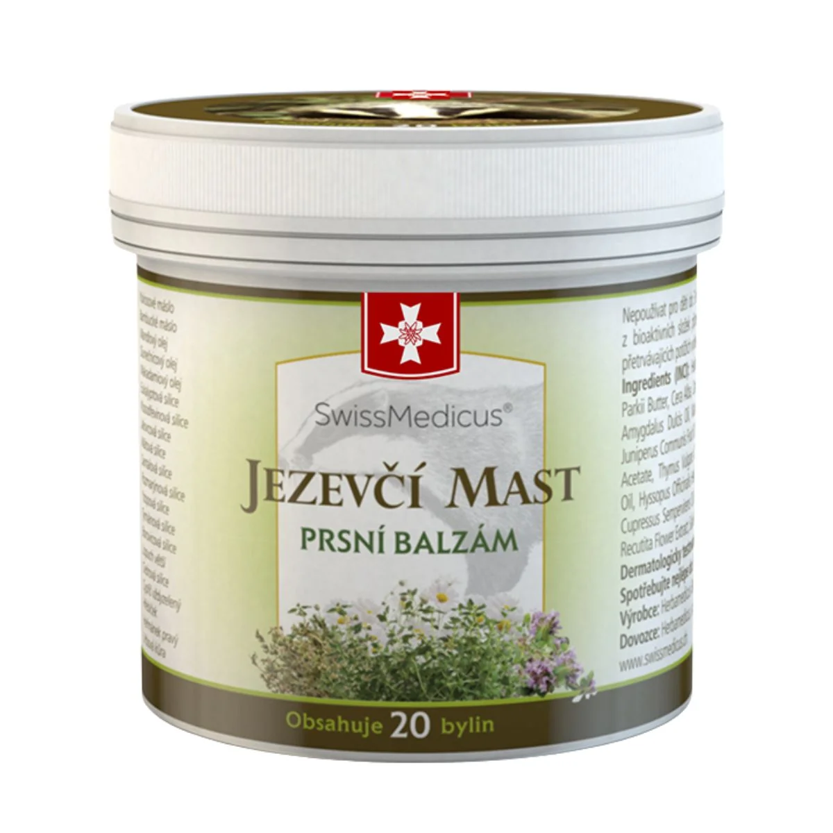 Jazvečia masť - 125 ml - SwissMedicus
