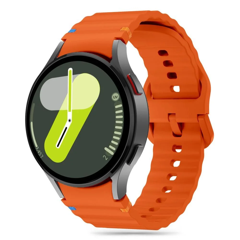 Tech-Protect Silicone Sport remienok na Samsung Galaxy Watch 4 / 5 / 5 Pro / 6 / 7 / FE, orange Pro / 6 / 7 / FE, orange