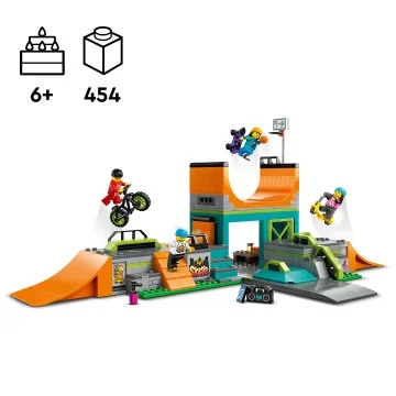 LEGO® City 60364 Pouličný skatepark 1×1 ks, lego stavebnica