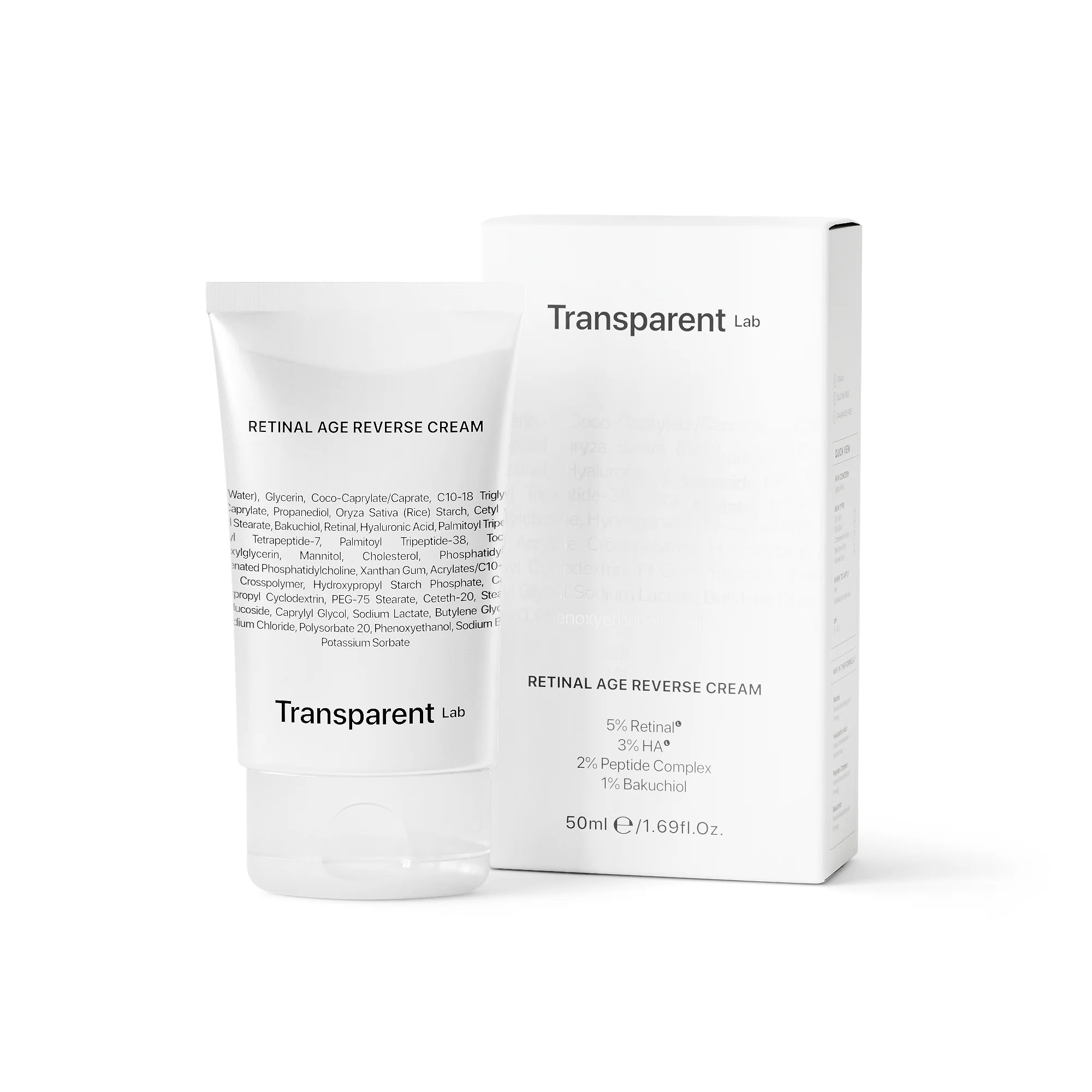 Transparent Lab RETINAL AGE pleťový krém proti starnutiu 1×50 ml, pleťový krém
