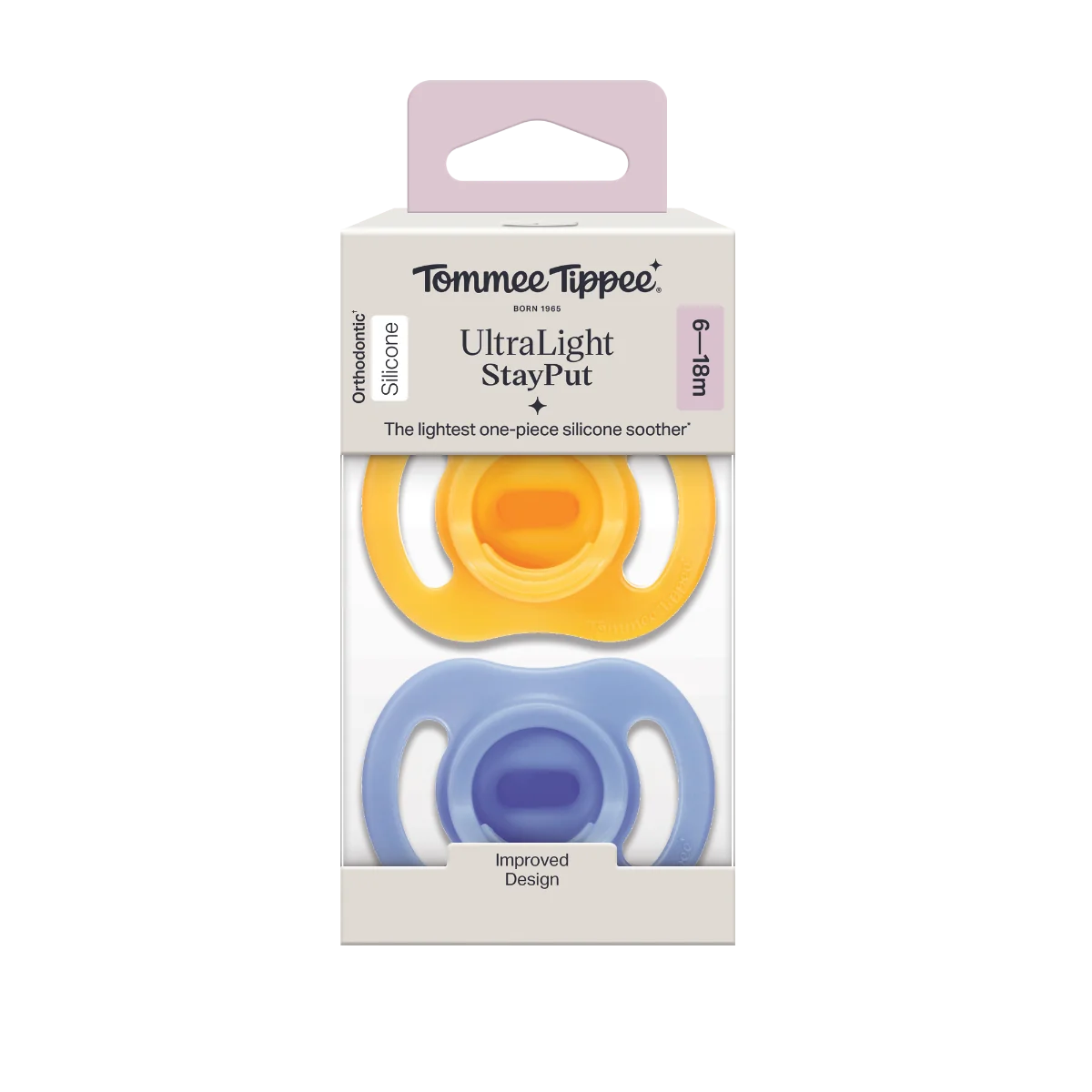 Tommee Tippee Silikónový Cumlík Ultra-light 6-18m 2 ks