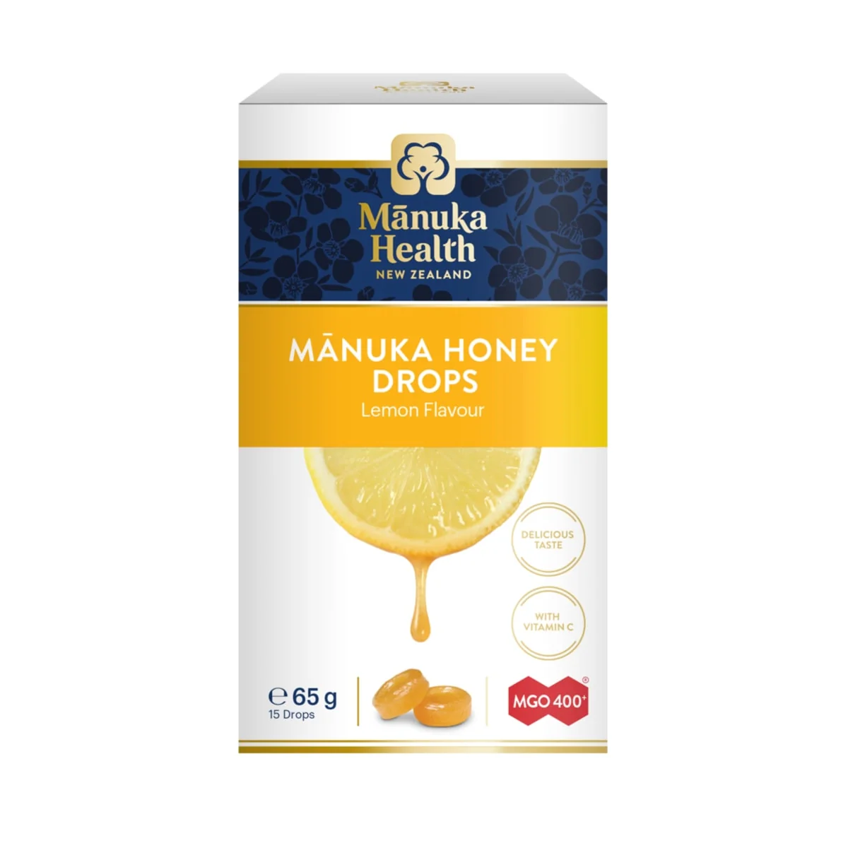 Manuka Pastilky MGO 400+ Med a citrón 65 g
