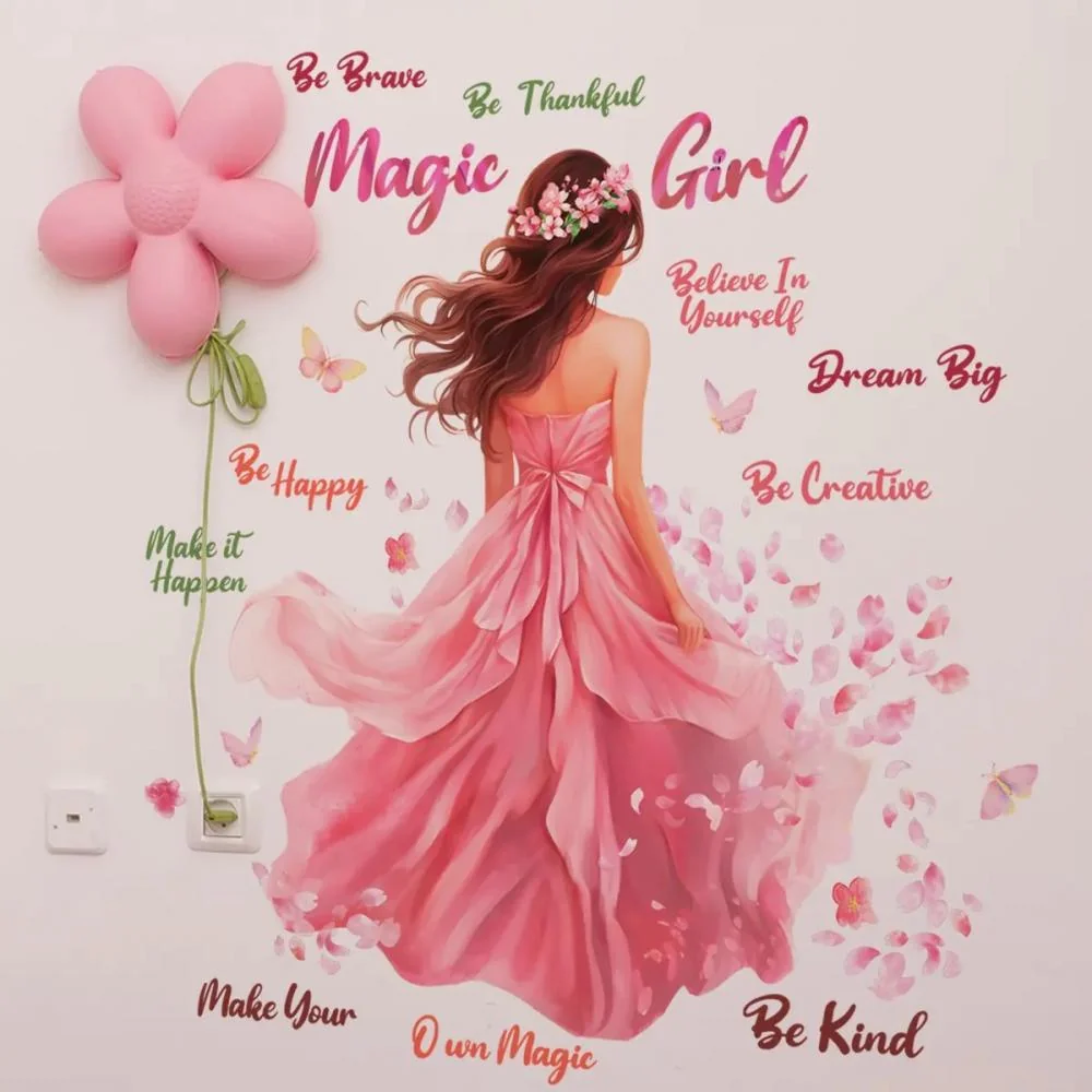 Samolepka na stenu Magic Girl