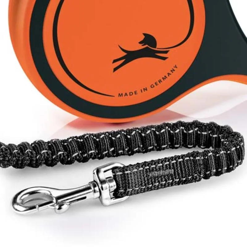Vodítko FLEXI Xtreme páska S oranžové 5m