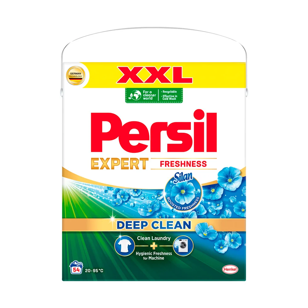 Persil prací prášok Exp. Freshness Silan BOX 54 praní 1×2970 g, prací prášok