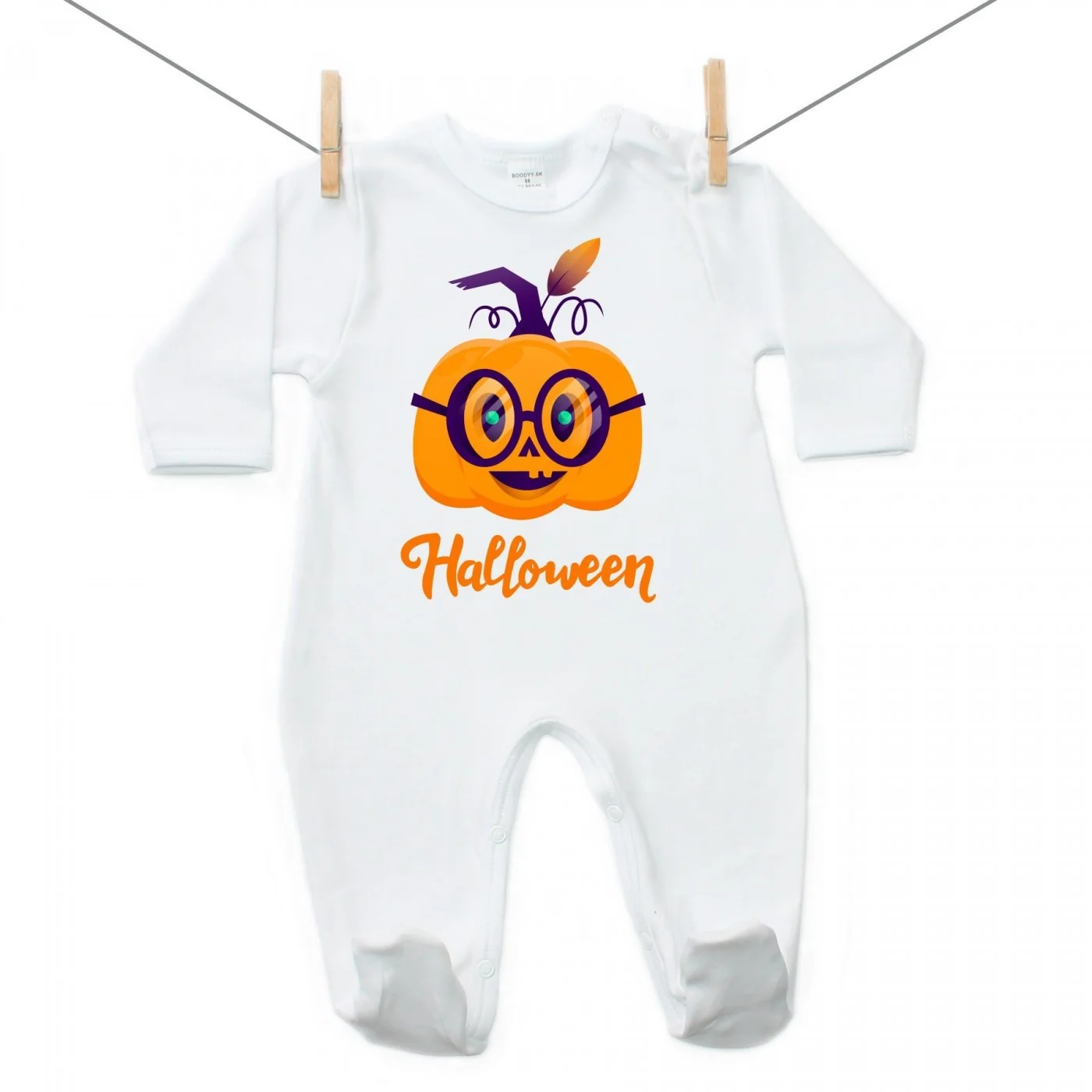 Boodyy Overal Halloween tekvica Veľkosť: 56