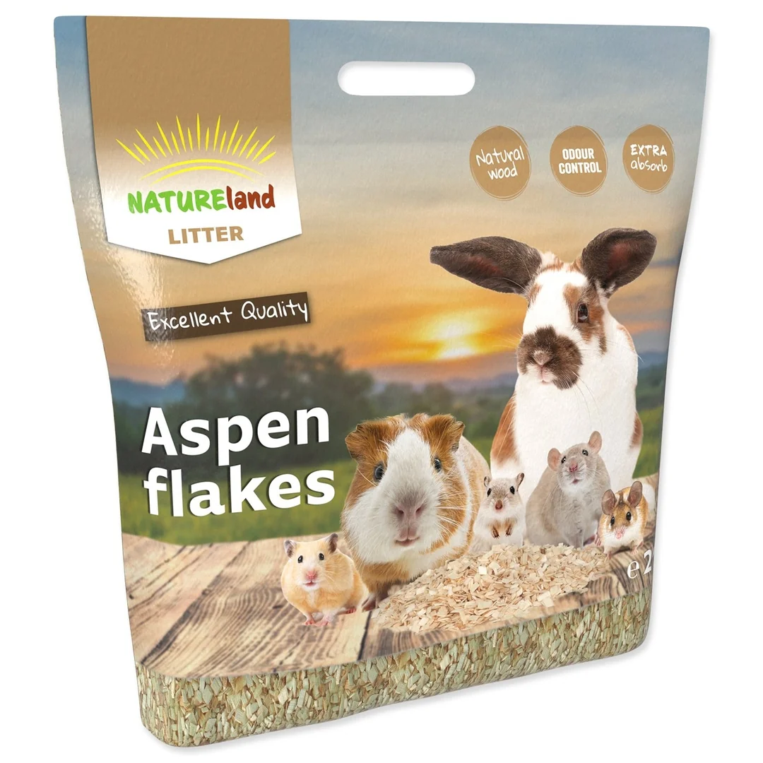 Podstielka Nature Land Osikové lupienky 21l