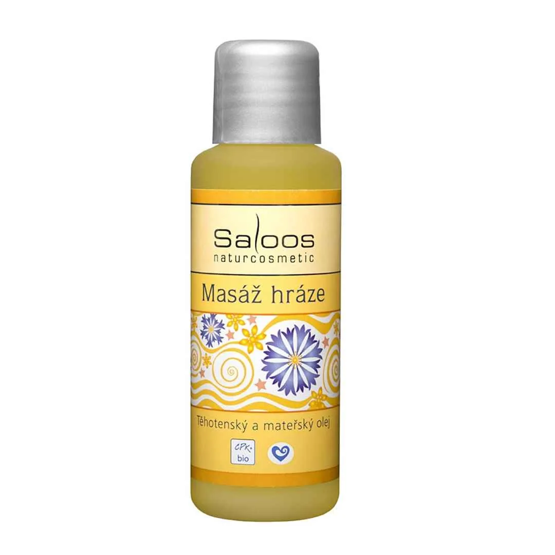Saloos Masáž hrádze tehotenský a materský olej 1×50 ml, tehotenský a materský olej