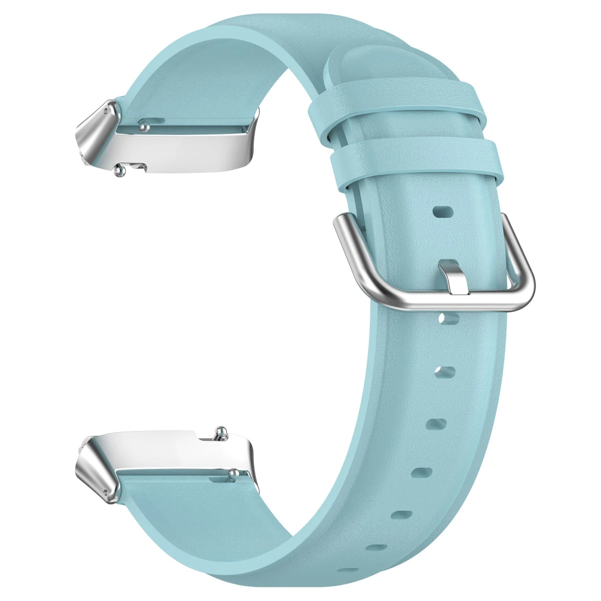 BStrap Leather remienok na Xiaomi Redmi Watch 3 Active / Lite light blue