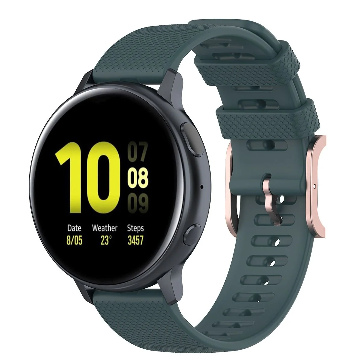 BStrap Silicone Rain remienok na Xiaomi Amazfit GTR 42mm dark green