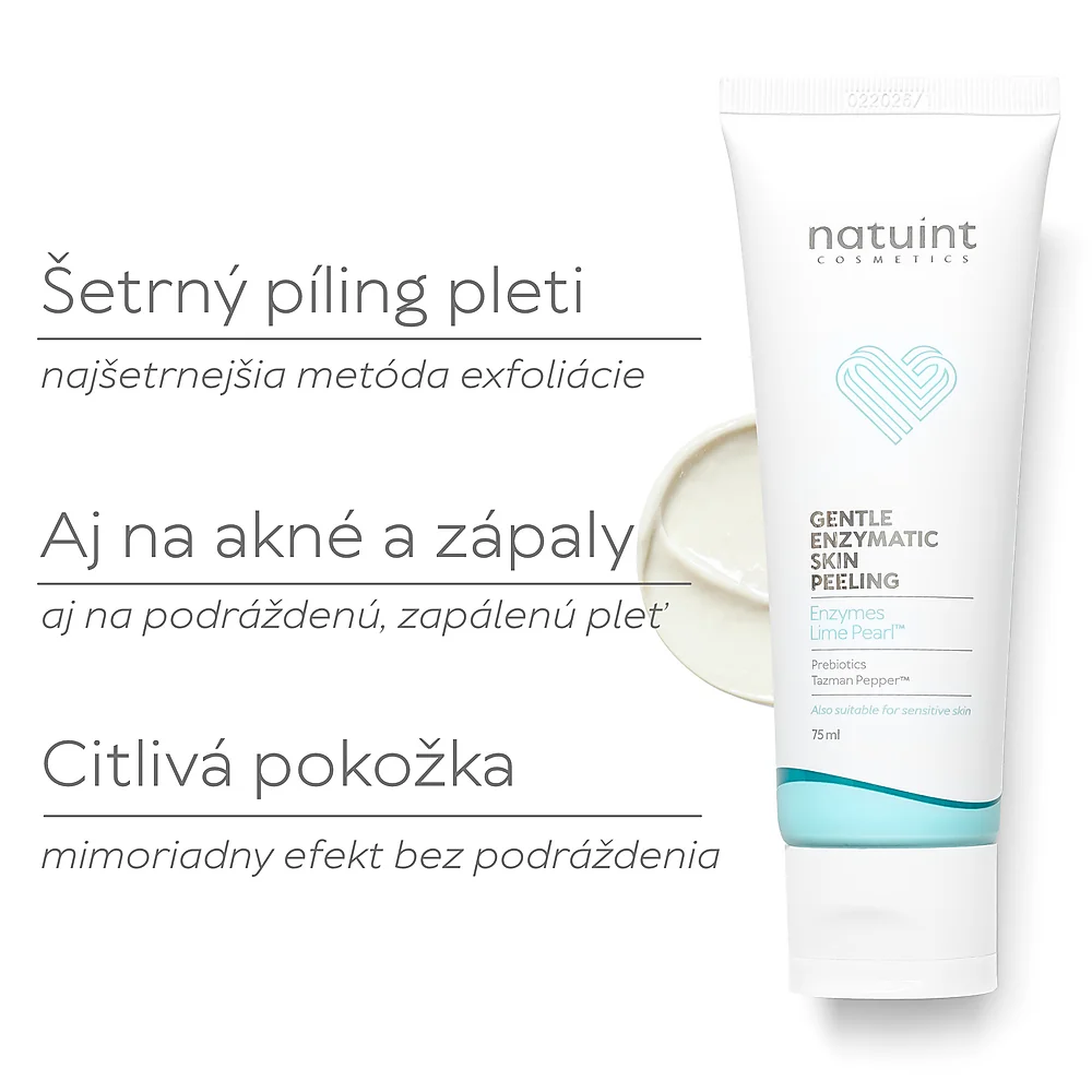 Natuint cosmetics - Enzymatický píling so šetrným účinkom Gentle Enzymatic Skin Peeling