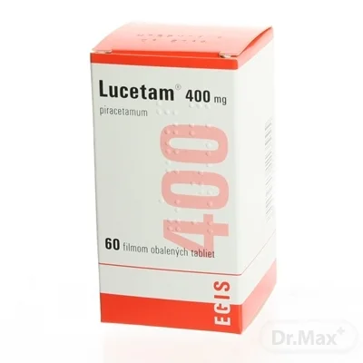Lucetam 400 mg 1×60 tbl, mozgový stimulant