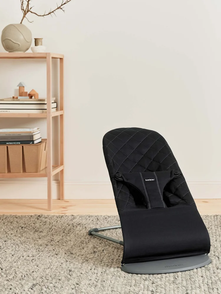 BABYBJÖRN Lehátko Bliss Cotton, Black 1×1 ks