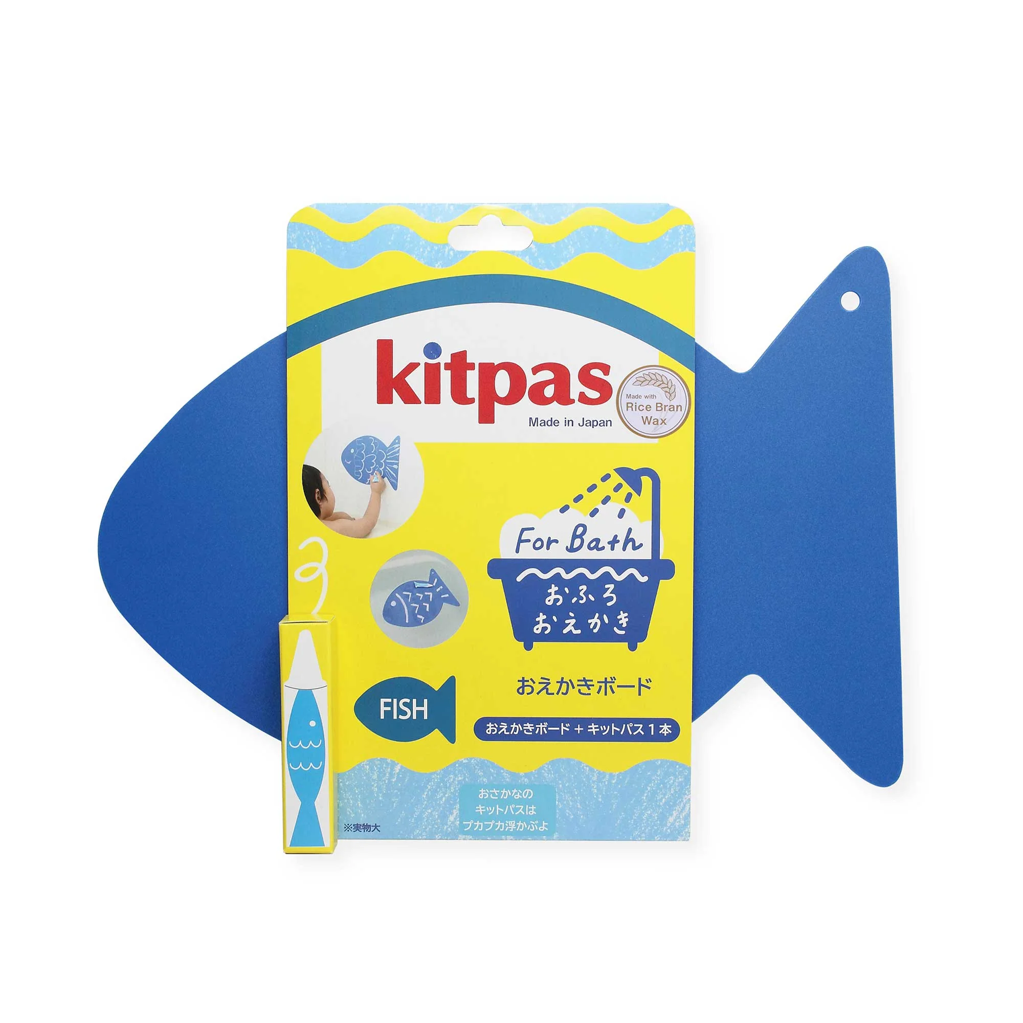 Kitpas podložka na kreslenie do kúpeľa Fish