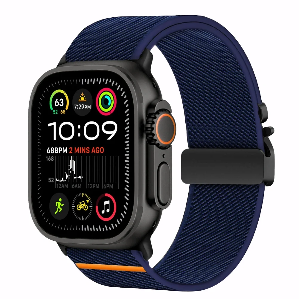 Tech-Protect Nylon Clasp remienok na Apple Watch 44/45/46/49mm, navy