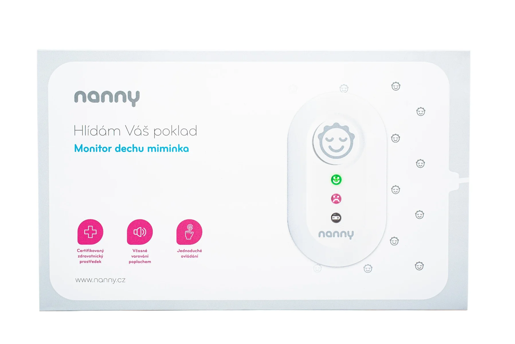 Nanny BM-02 Monitor dychu 1 set
