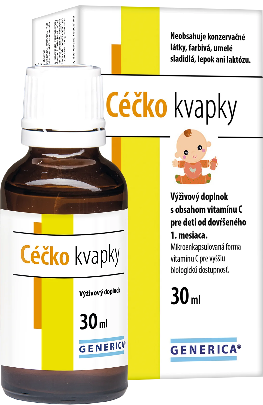 GENERICA Céčko kvapky 1×30 ml, výživový doplnok