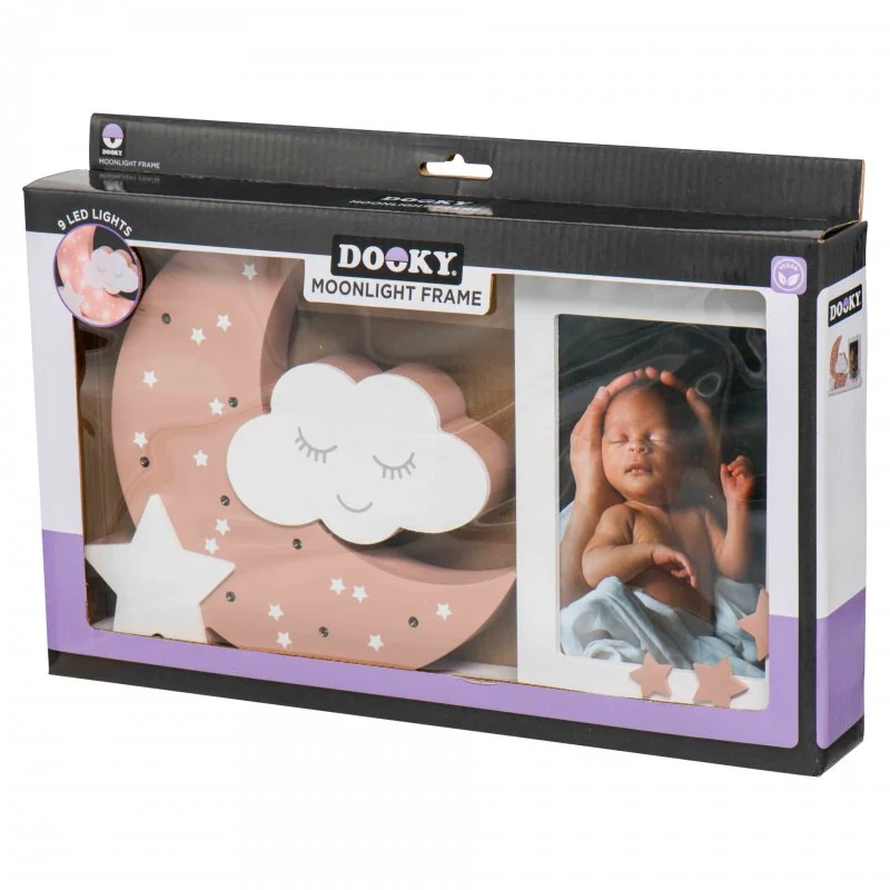 Dooky rámček na fotografiu s LED osvetlením Moonlight Frame Brown