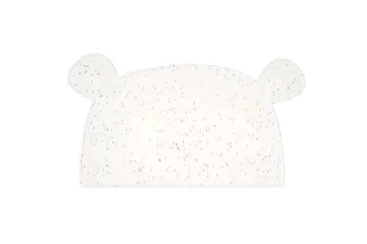 THE COTTON CLOUD Silikónová podložka Lili Confetti 1×1 ks, silikónová podložka