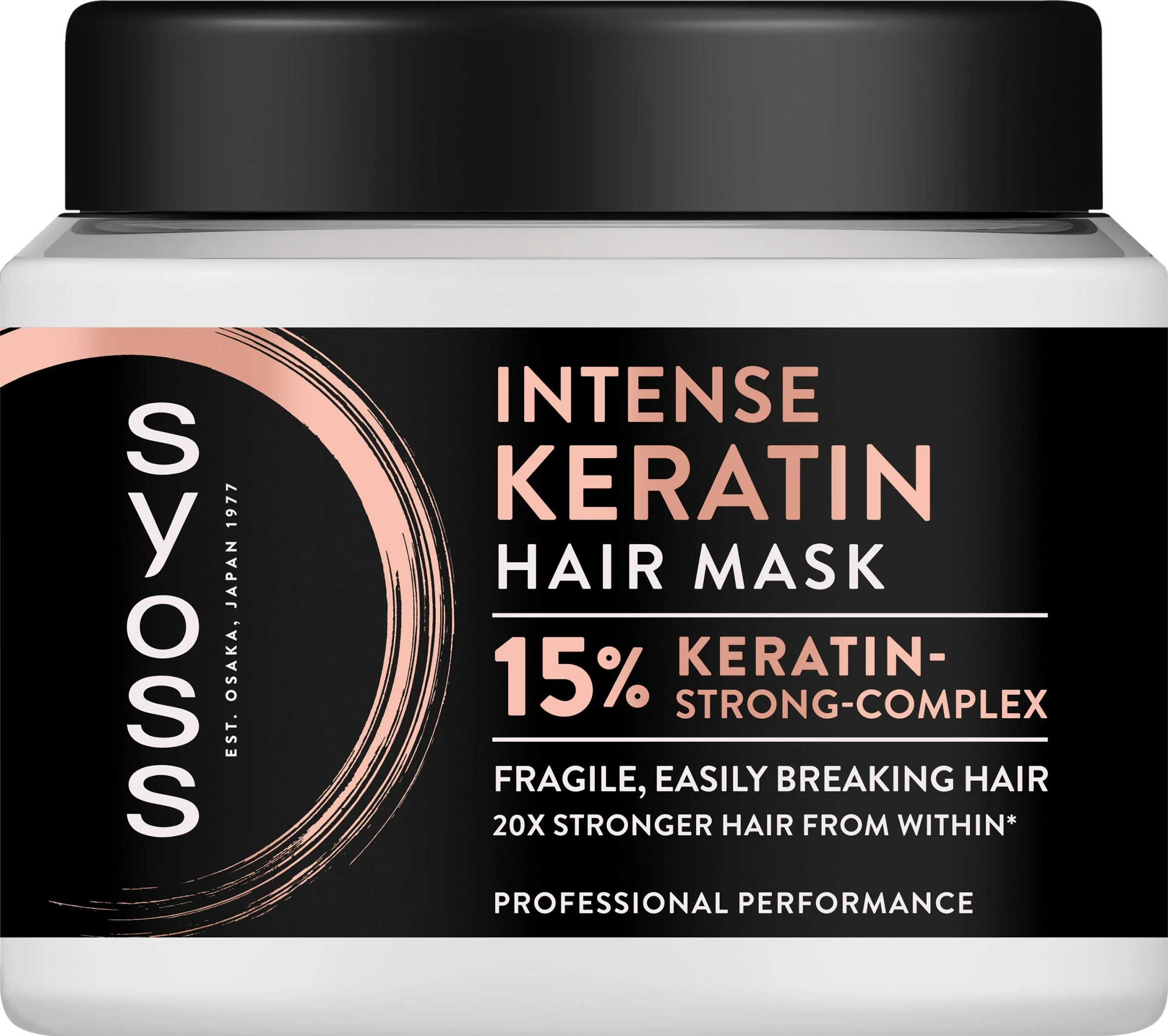 Syoss vlasová maska Intense Keratin 1×400 ml, maska na vlasy