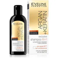 EVELINE Argan + Keratin šampón 8v1 150ml