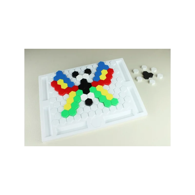 SEVA Včela zdobia úľ 60ks mozaika v krabici 43x32x3,5cm