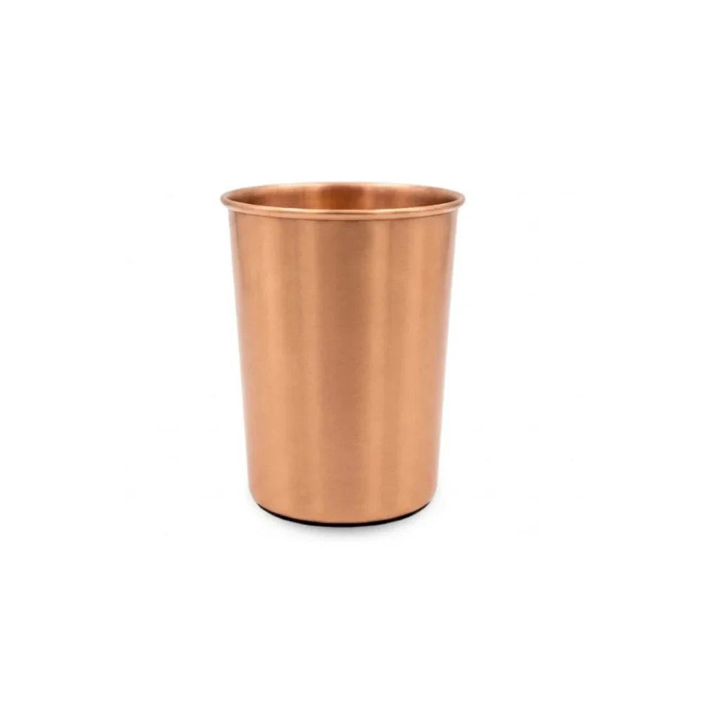Medený pohárik na vodu hladký 300 ml