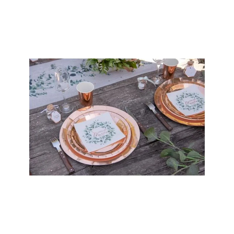 Santex Klubové taniere červené 33cm 10ks