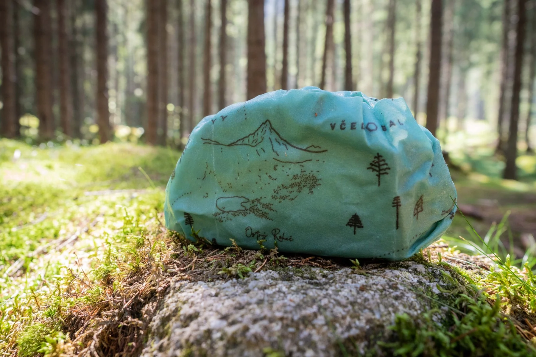 Včelobal M+L 1×1 ks, prírodný obal na potraviny