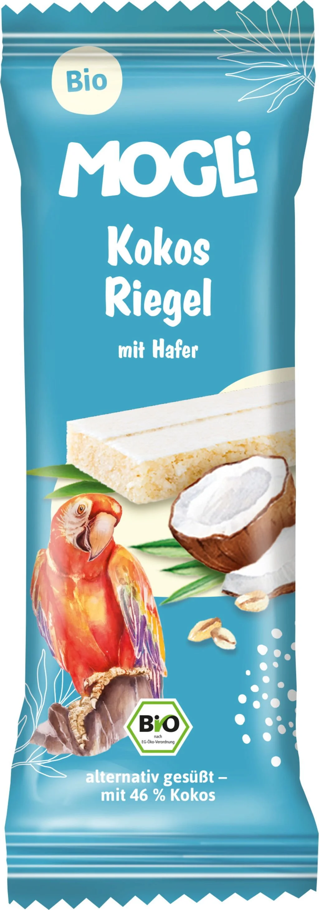 MOGLi bio kokosová tyčinka 1×25 g, kokosová tyčinka