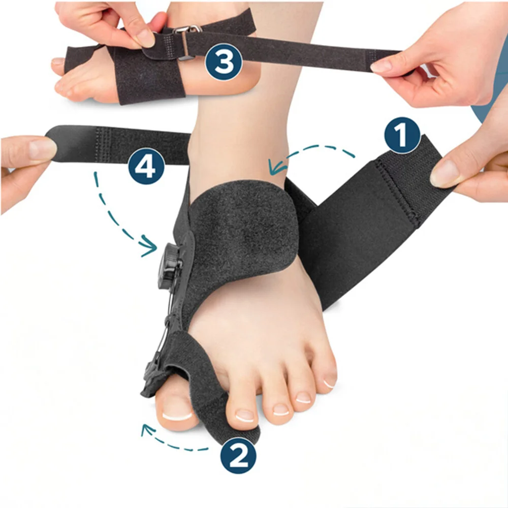 Regulovateľný korektor na Hallux Valgus - Pravá