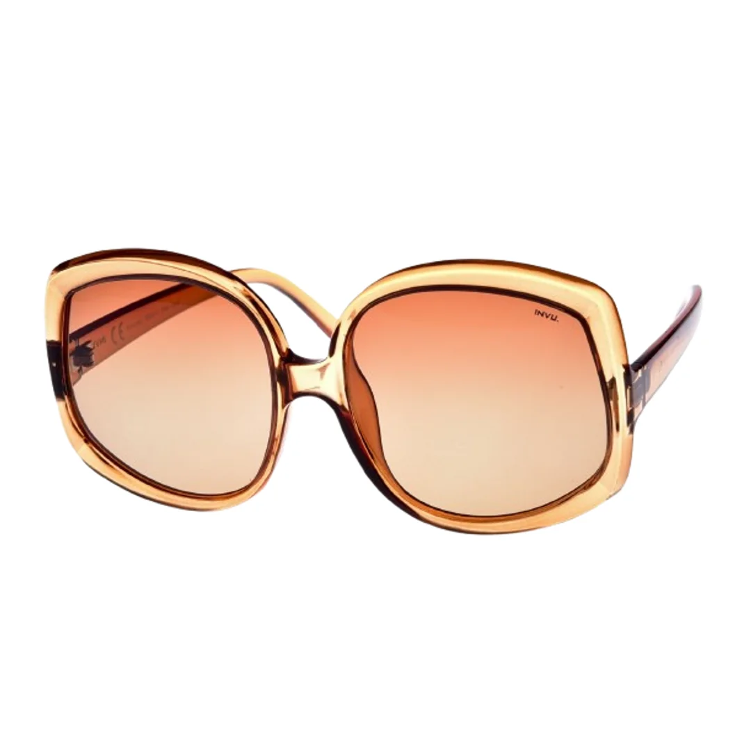 INVU T2003A slnečné dámske okuliare transparent brown amberg grey