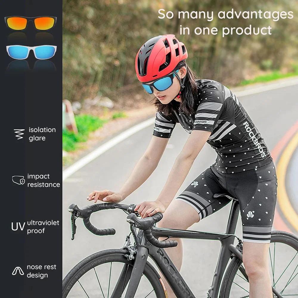 Cyklistické okuliare Techsuit – Žltá/Čierna