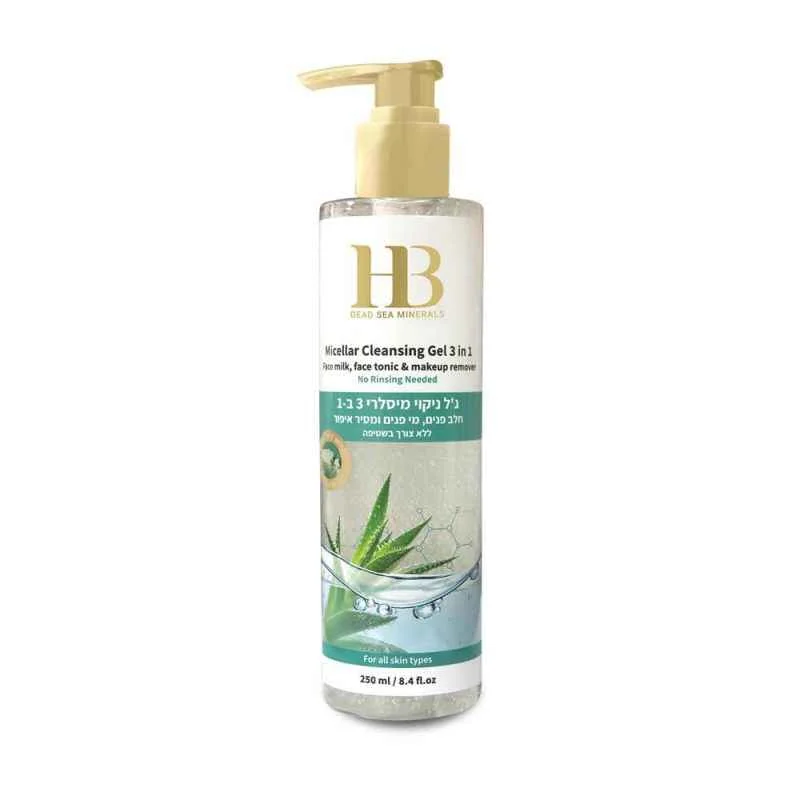 HB Dead Sea Minerals Micerálny čistiaci gél 3V1 250ml 1×250 ml, gél