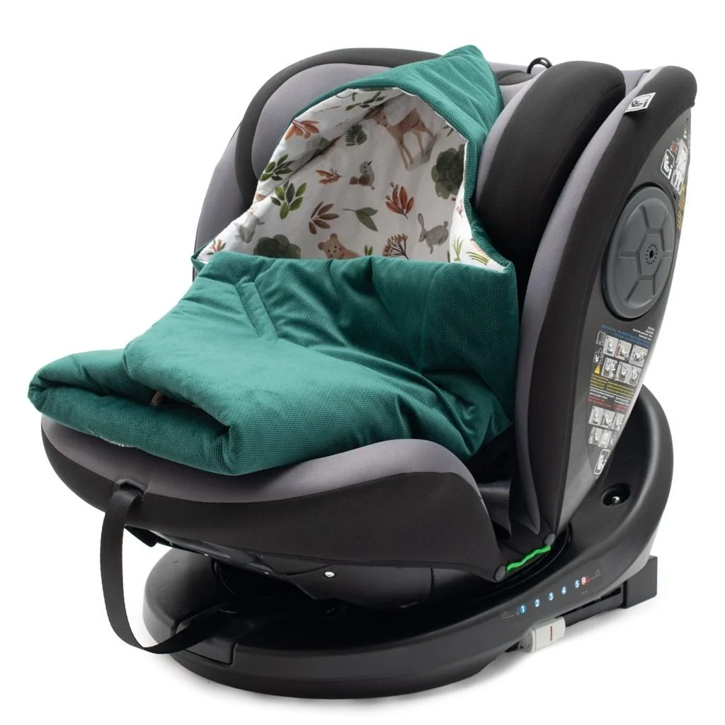 Zateplená zavinovačka do autosedačky New Baby green , 20C56832