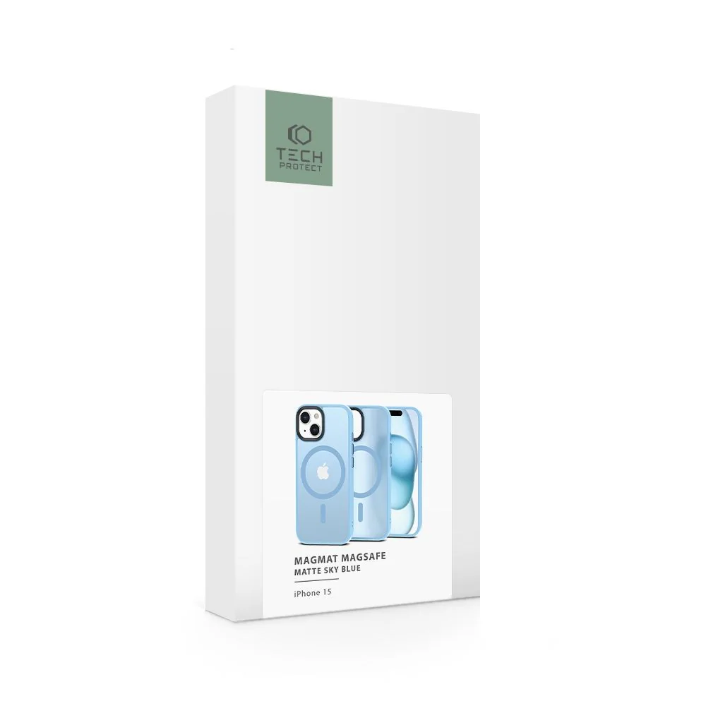 Tech-Protect Magmat MagSafe kryt na iPhone 15, modrý