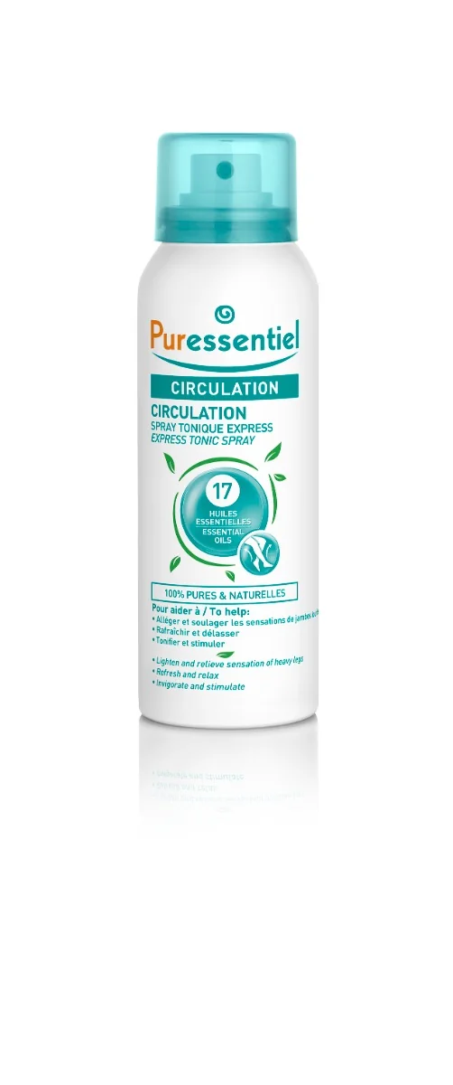 PURESSENTIEL Sprej na unavené a opuchnuté nohy 1×100 ml, sprej na unavené a opuchnuté nohy
