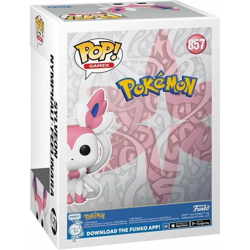 FUNKO POP Games: Pokemon - Zberateľská figúrka Sylveon (EMEA)