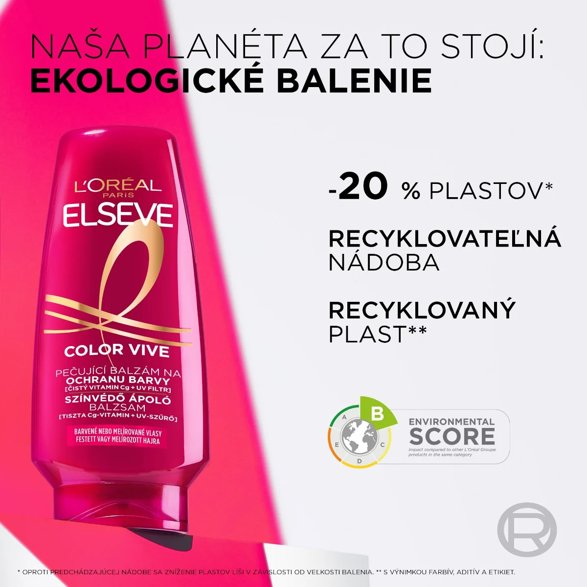 L'Oréal Paris Elseve Color Vive balzam 1×200 ml, balzam na vlasy