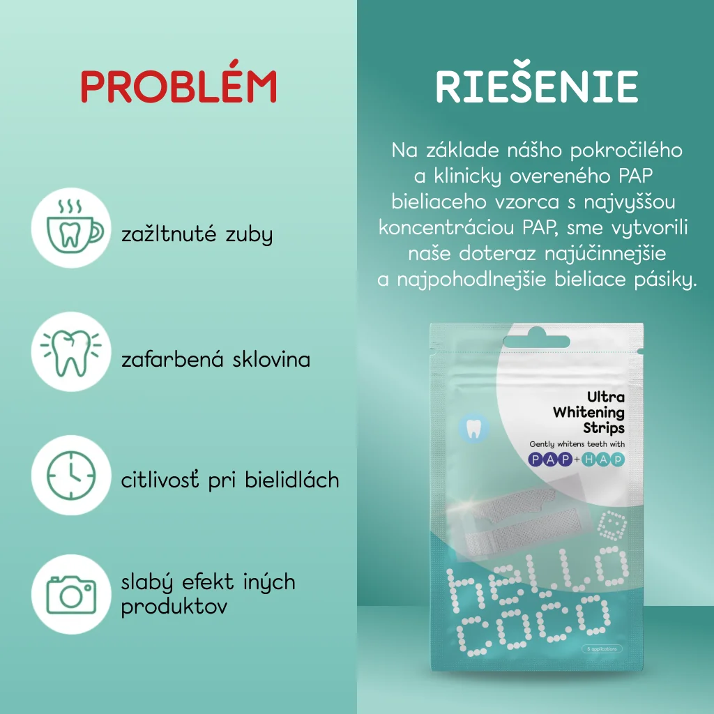 PAP Ultra bieliace pásiky 10 ks