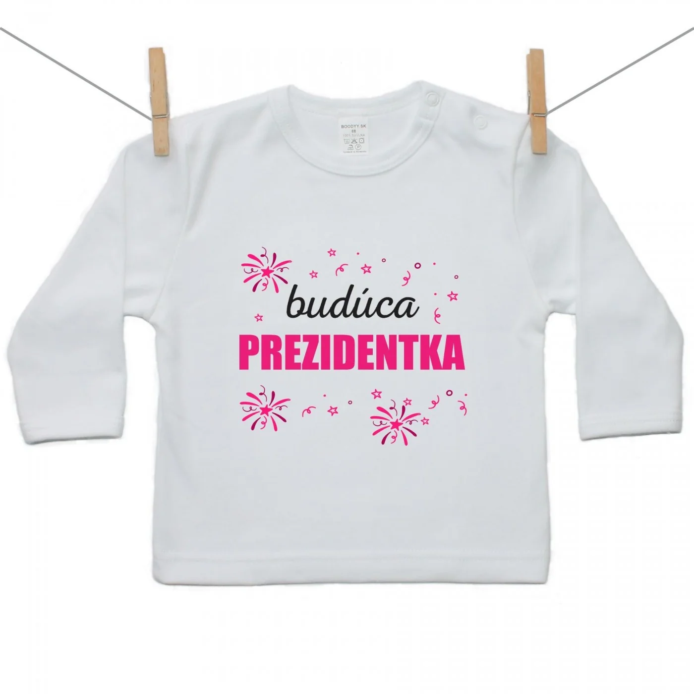 Boodyy Tričko s dlhým rukávom Budúca prezidentka Veľkosť: 104
