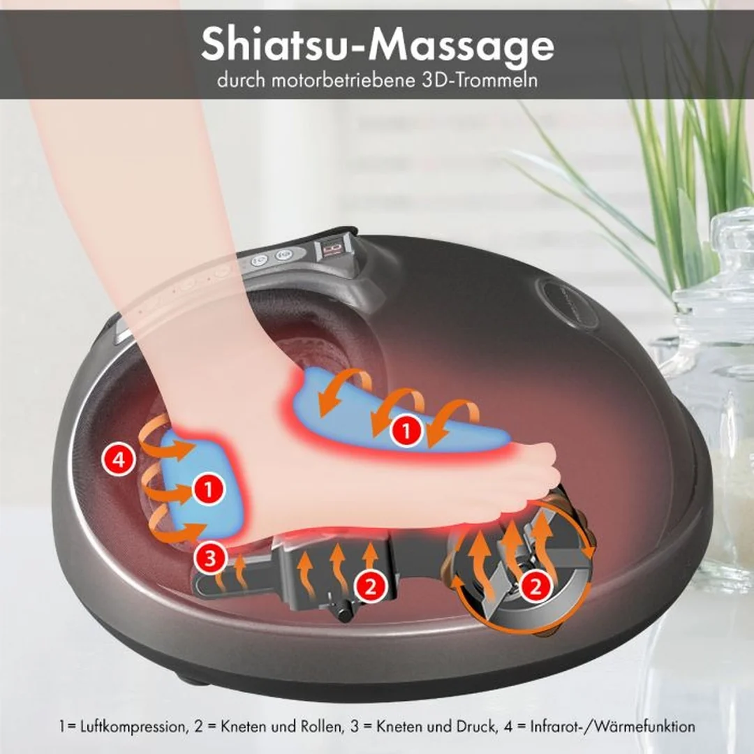 ProfiCare FM 3099 masážny prístroj na nohy Shiatsu s ohrevom