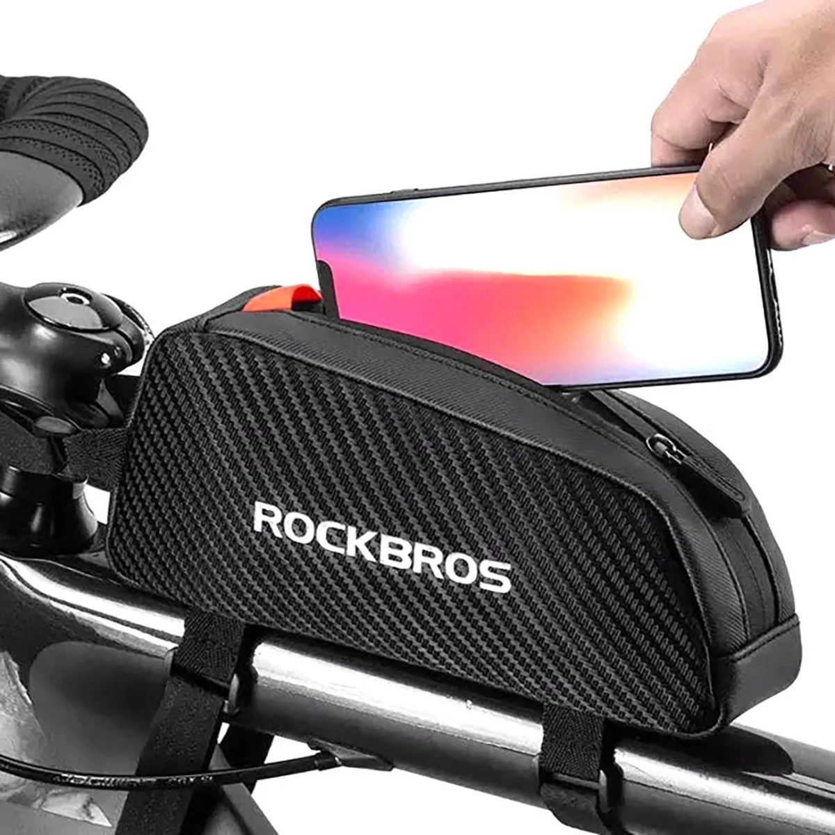 Rockbros Frame Bag cyklistická taška 1L, čierna