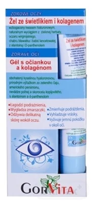 GORVITA GÉL S OČIANKOU A KOLAGÉNOM 1×20 ml, sérum na oči a viečka