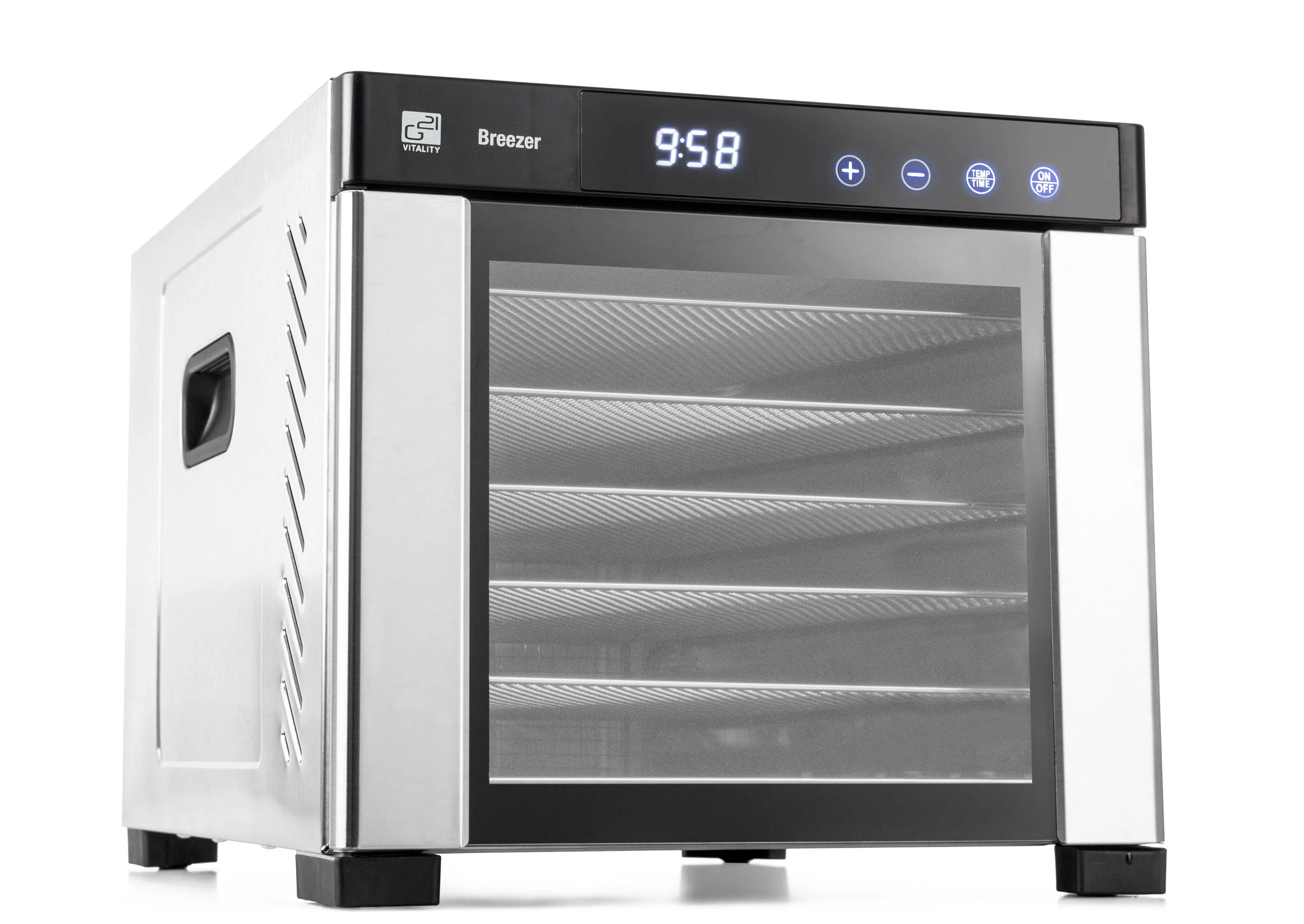 Sušička ovocia G21 Breezer, nerez BRZ-650W