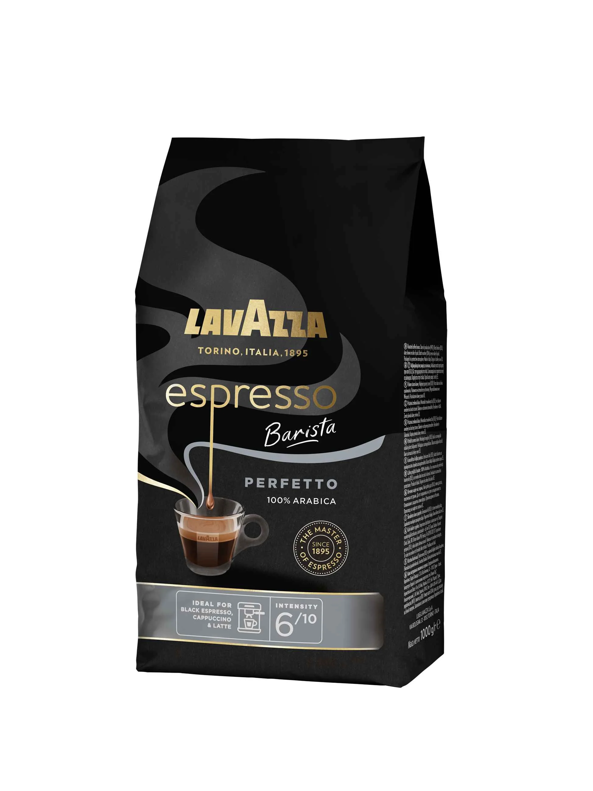 Lavazza Espresso Barista Perfetto 1kg, zrnková káva 1×1000 g, zrnková káva
