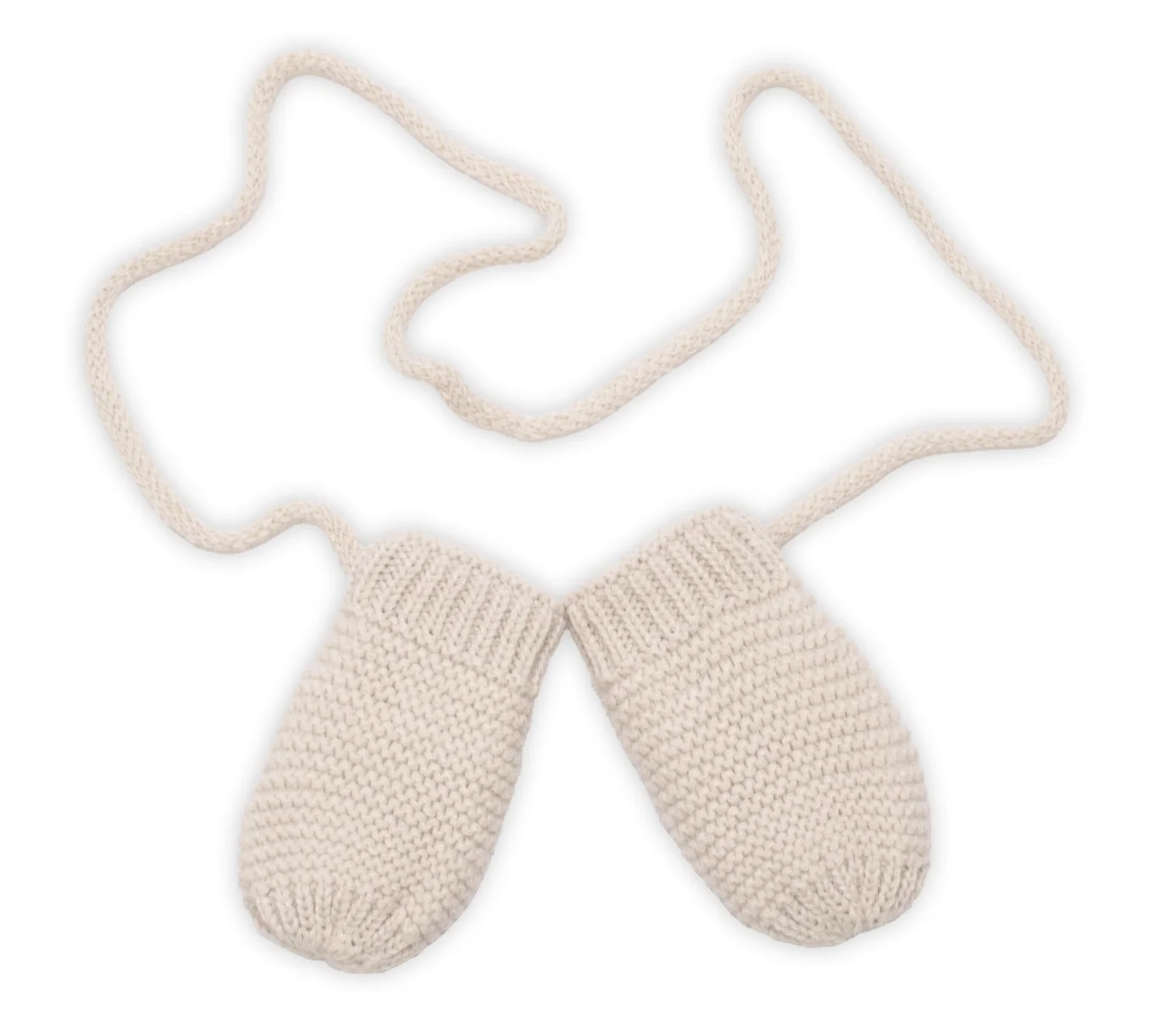 Detská sada, zimná čiapka so šálom + rukavičky 3D, Teddy Bear - béžová