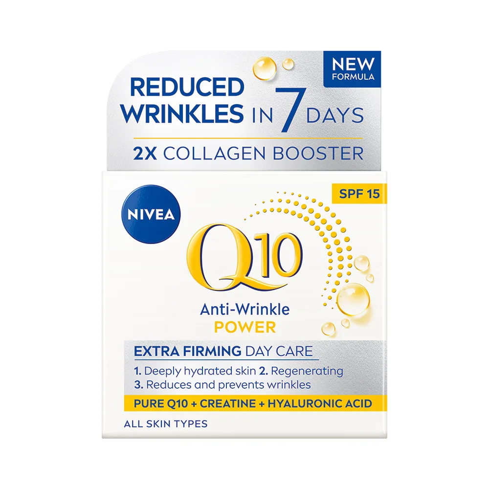 NIVEA Spevňujúci denný krém Q10 POWER  SPF15 1×50 ml, spevňujúci denný krém